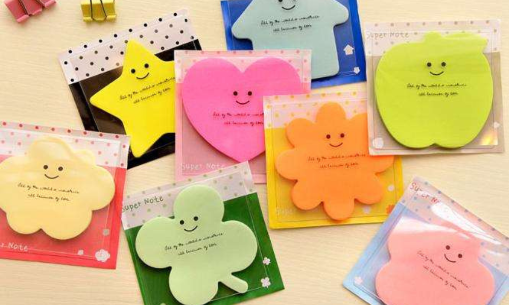 What are some creative ways to use sticky notes ?