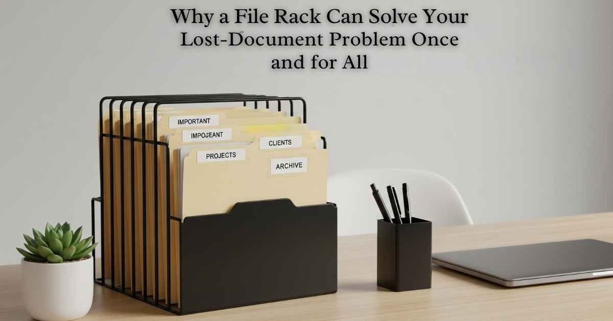 Why a File Rack Can Solve Your Lost-Document Problem Once and for All