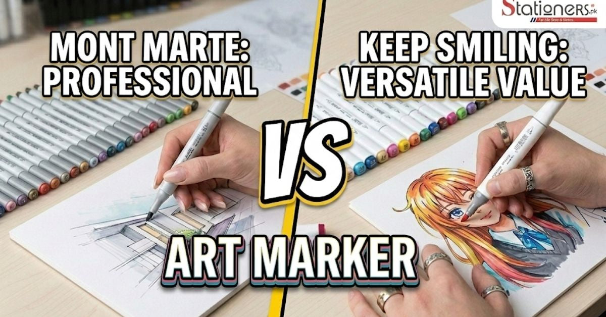 Mont Marte vs. Keep Smiling: Which Art Marker Set is Best for Your Masterpiece?