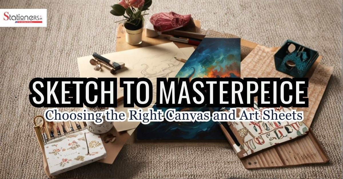 From Sketch to Masterpiece: Choosing the Right Canvas and Art Sheets