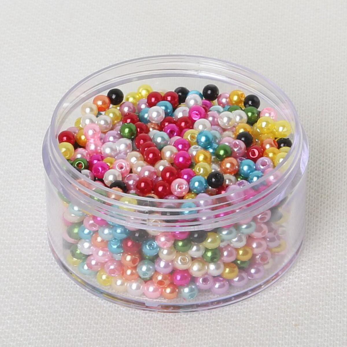 Art & Craft Pearl Beads - Different Shapes - Multicolour - CRAFT