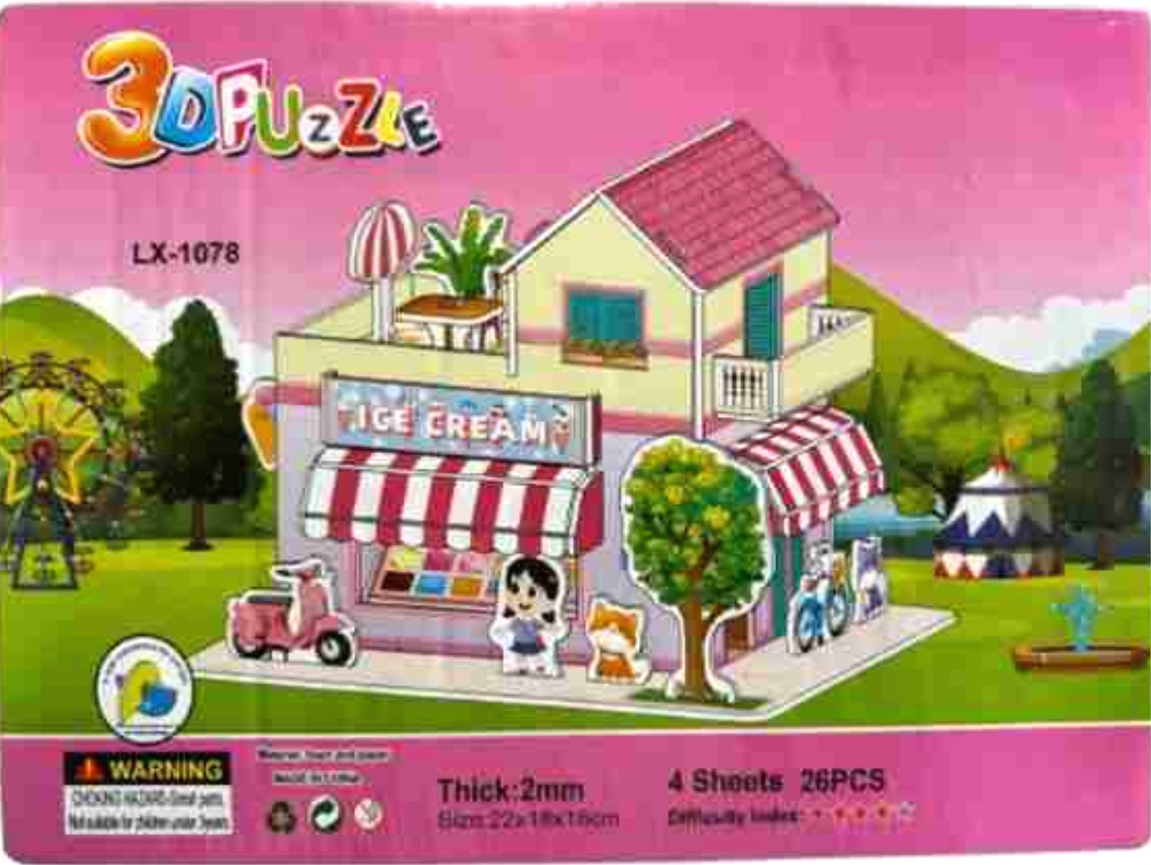 Foaming 3D Puzzle (Different Shapes)