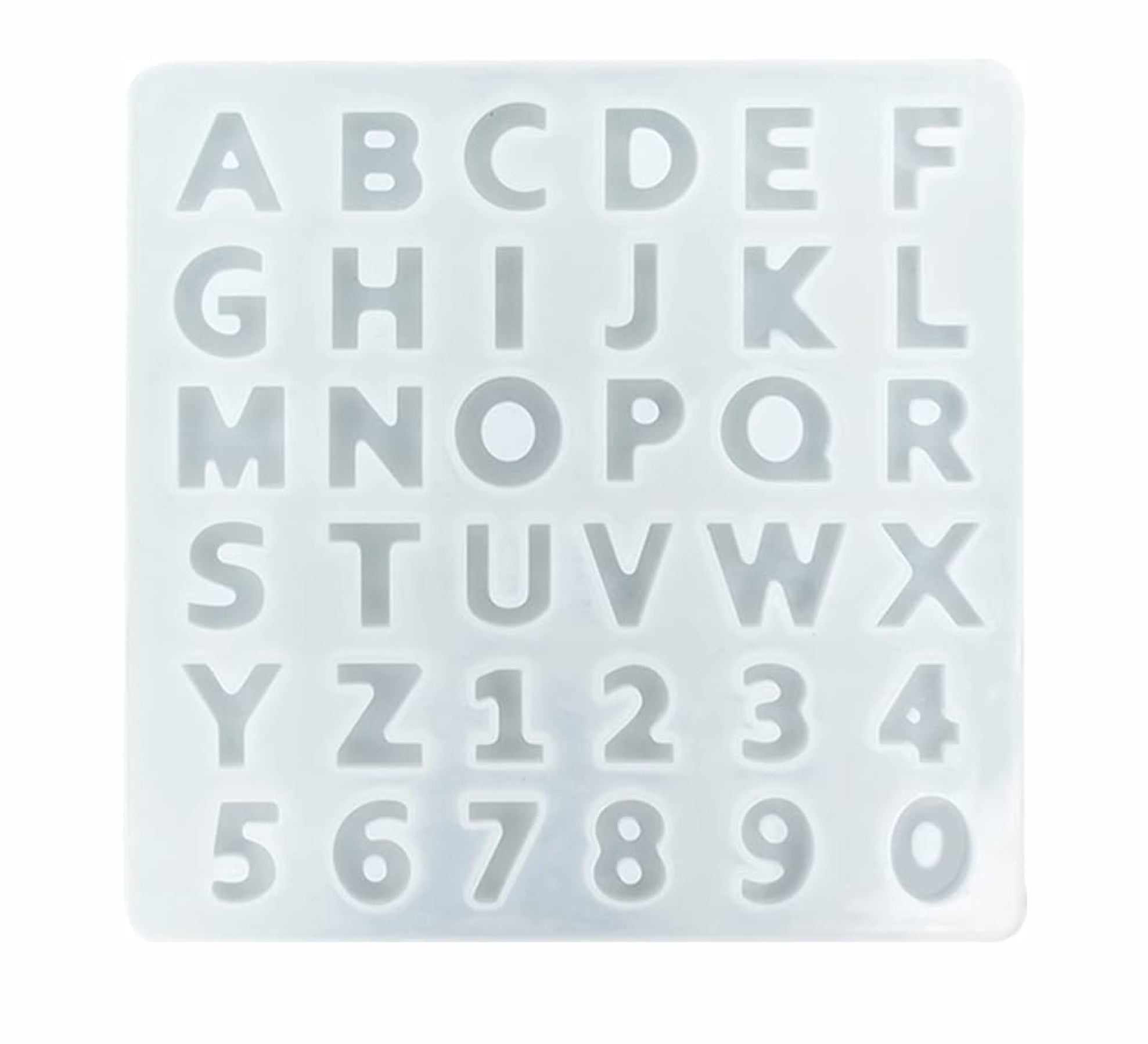 Silicone Mold ABC DJ-2060/1195 - 5x5 - White