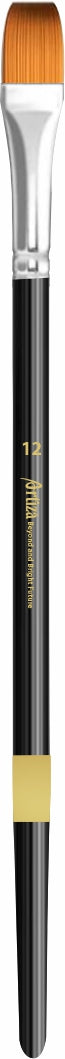 Paint Brush Flat - Black - Artiza