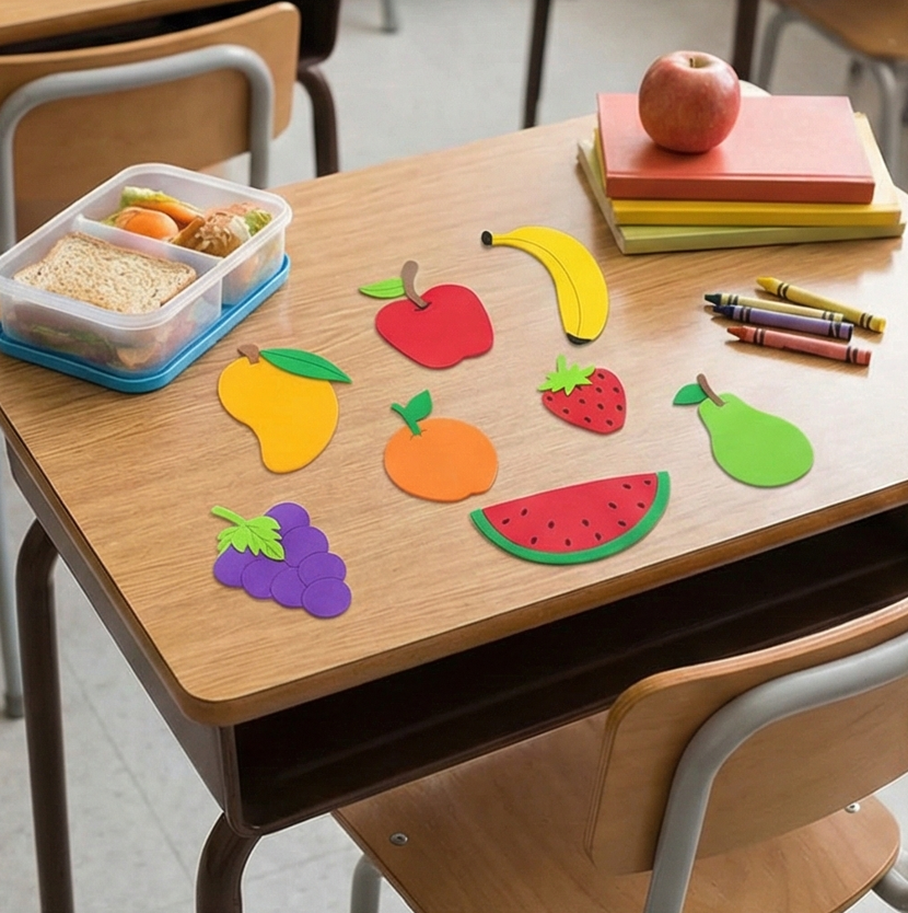 Foaming Sticker Fruits
