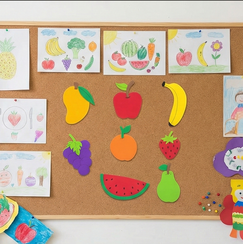 Foaming Sticker Fruits