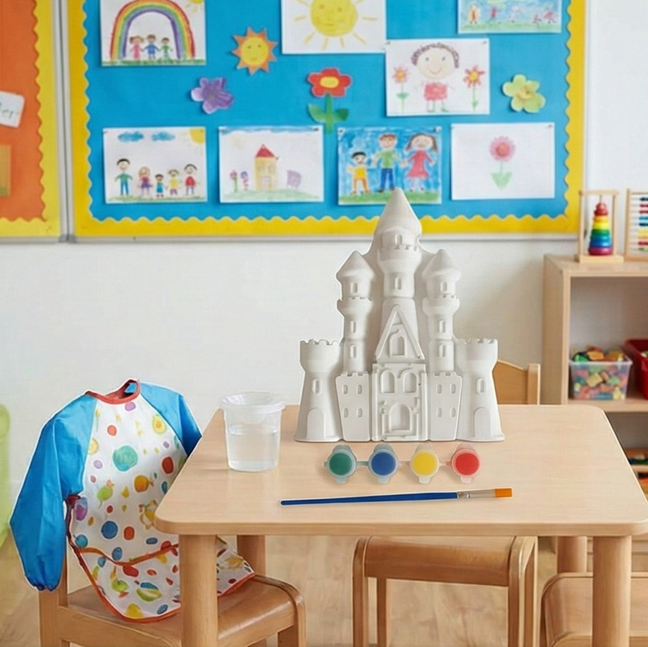 Bungalow Castle, House children's painting activity set