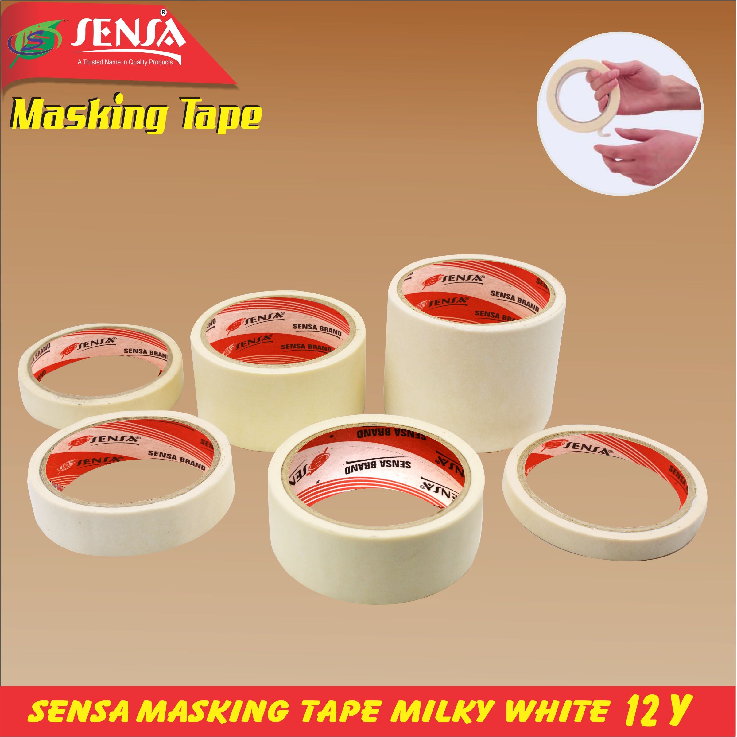 Sensa Masking Tape Milky White 12Y 1pc