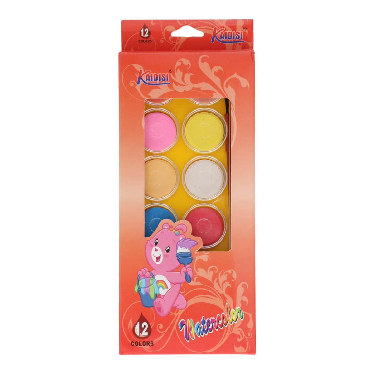 Water Color Set 12 Pcs with brush - Kaidisi