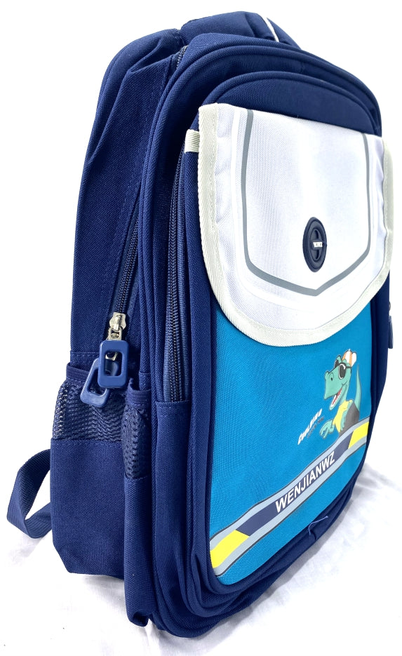 Kids' Backpack – Cool Dino Design, Durable, Lightweight, Multi-Pocket, School Bag for Boys & Girls