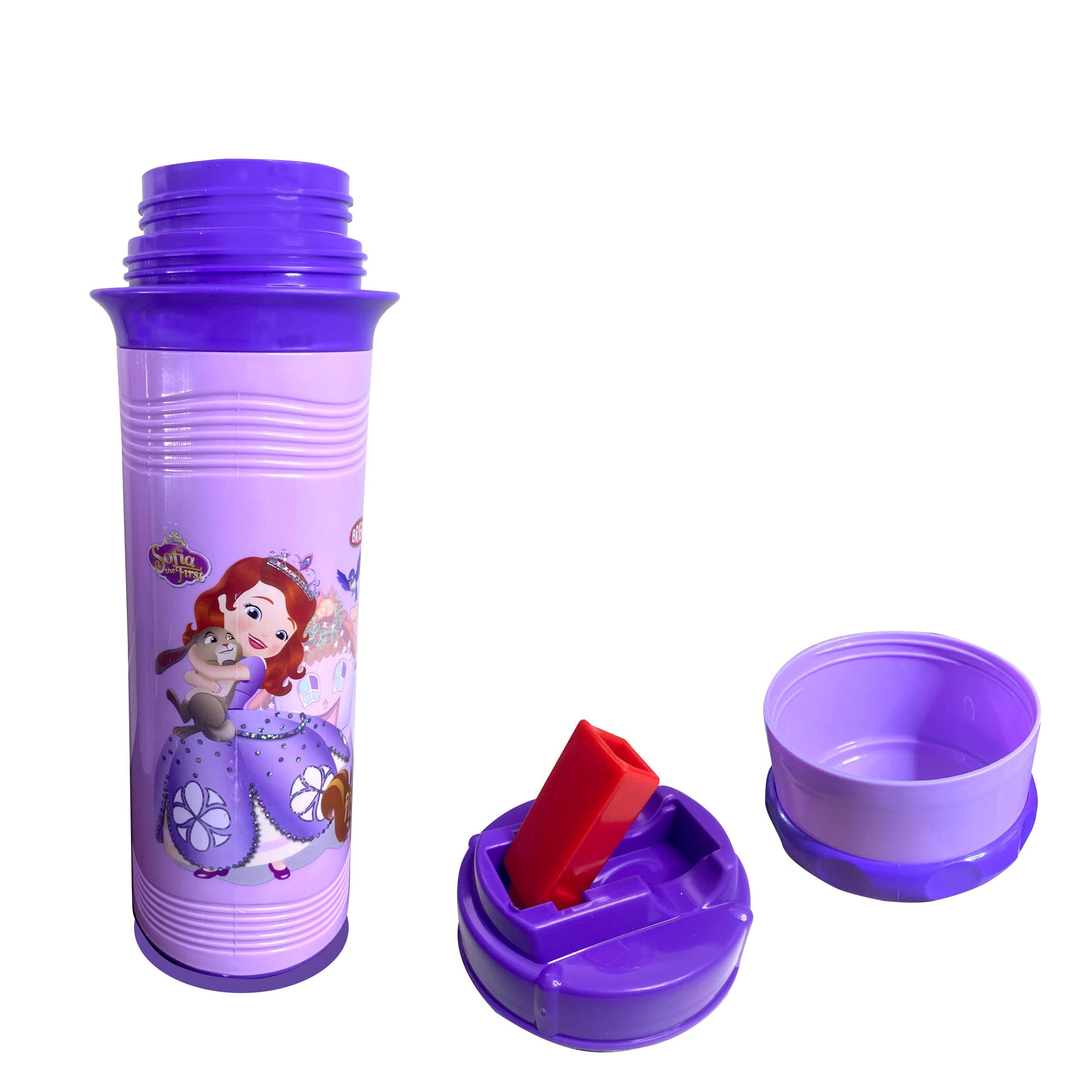 Sofia the First Character Water Bottle For Kids 650ml