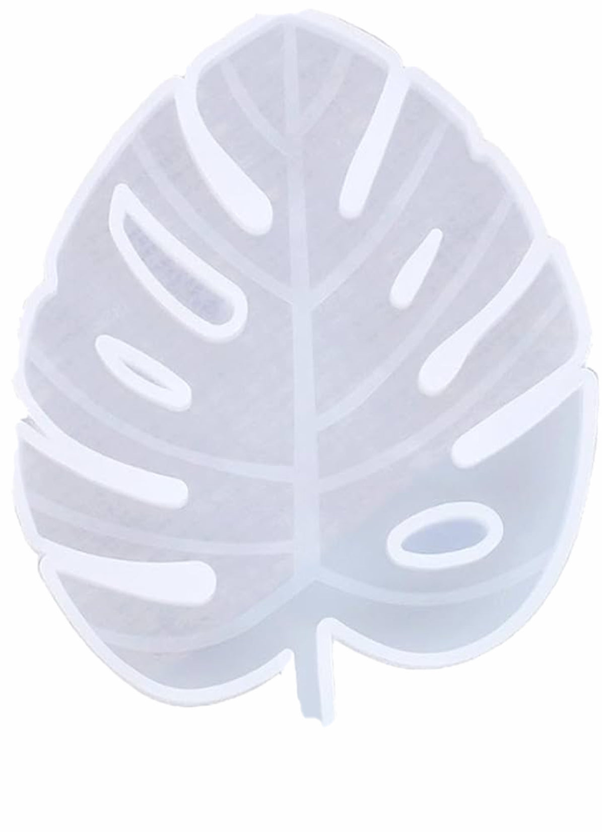 Silicone Mold Leaf 9"x6" DJ-527 - White