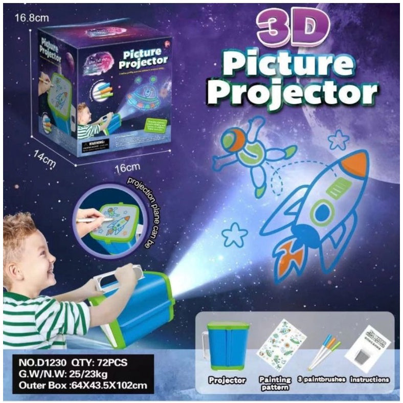 3D Projector Toys Drawing Picture Little Artist