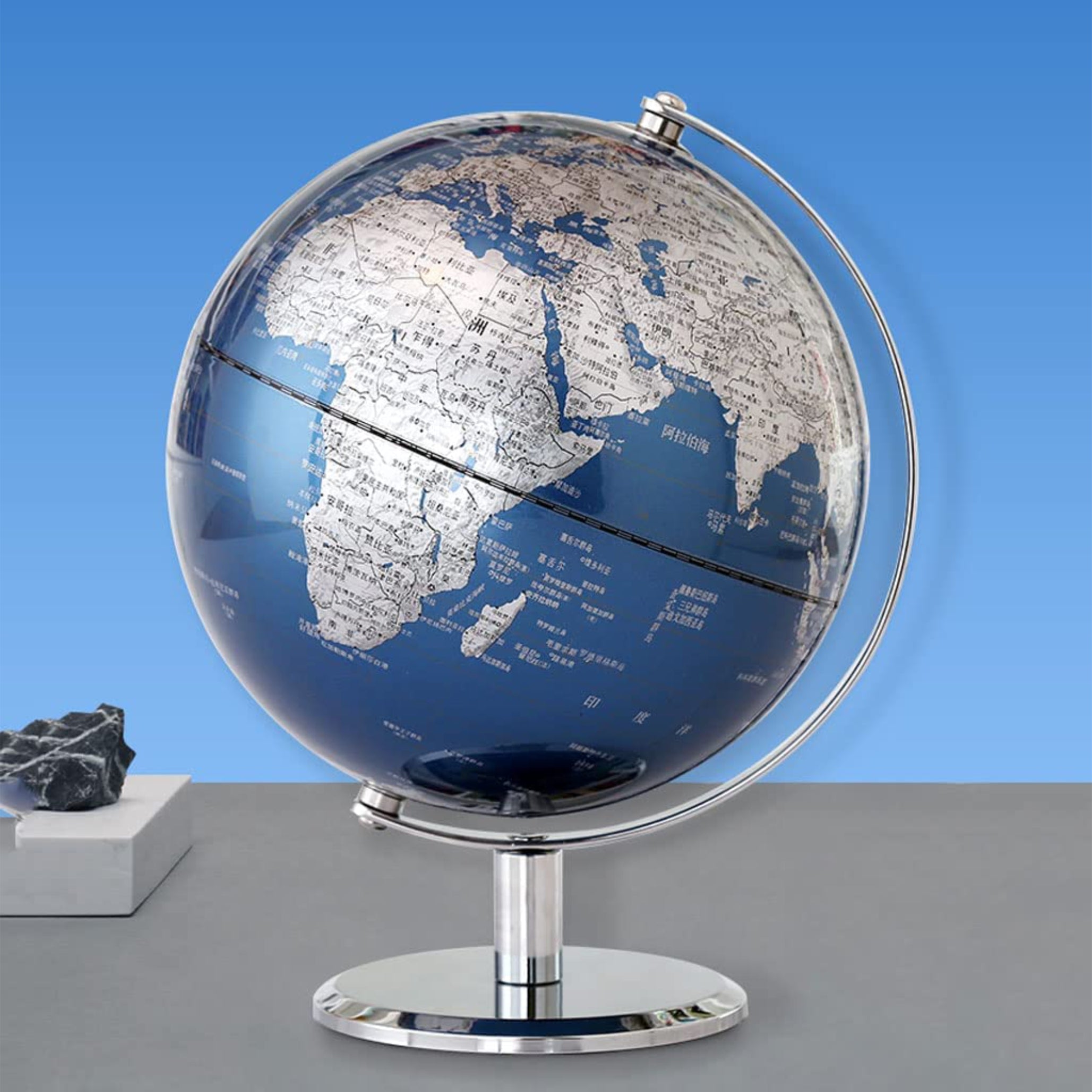 Globe Fine Metal Base 14Cm (6'') - Multicolour