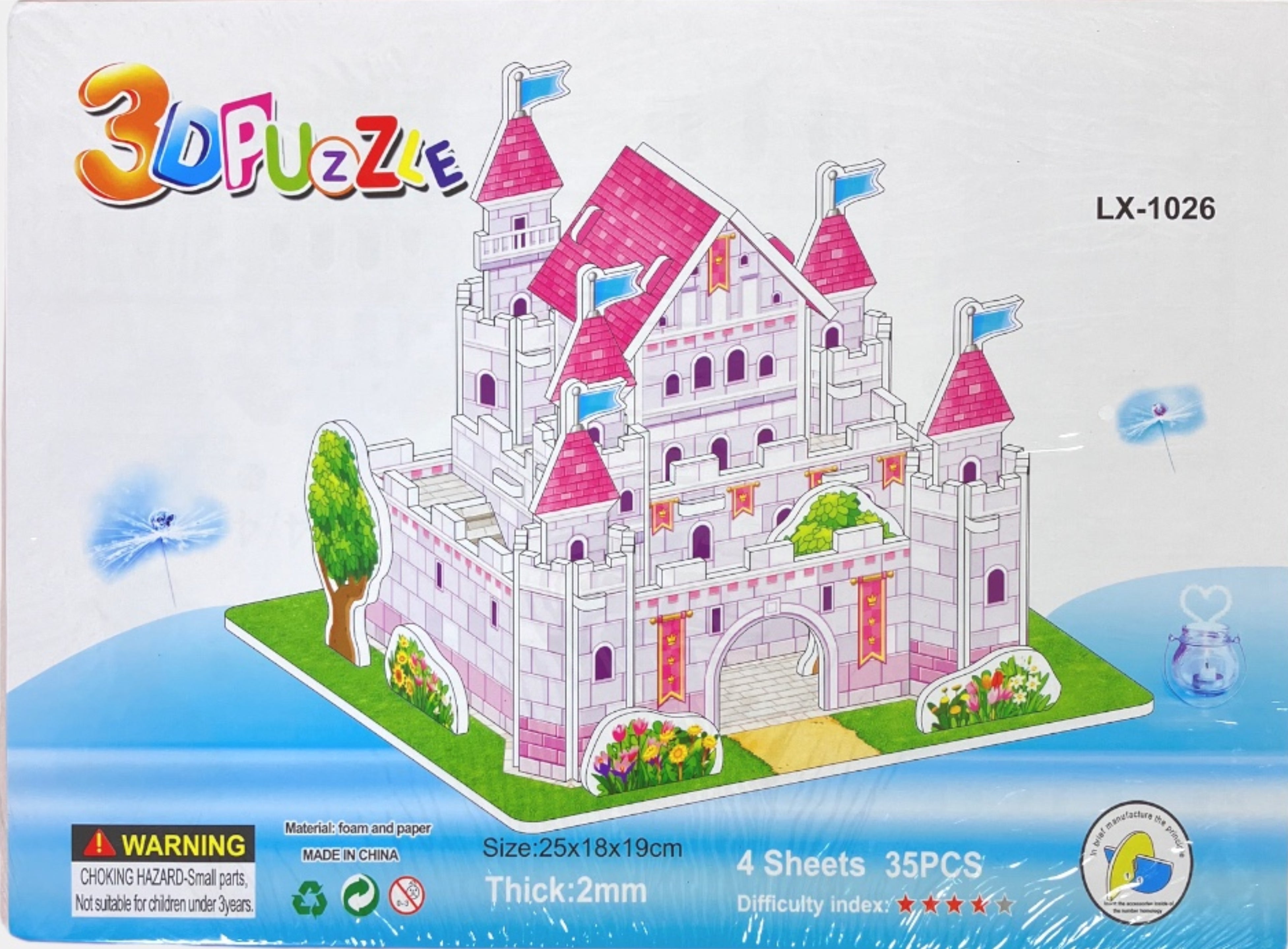 Foaming 3D Puzzle (Different Shapes)