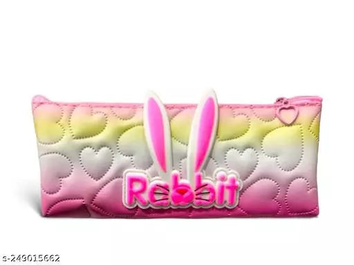 New Rabbit Theme Pencil Pouch For School Kids