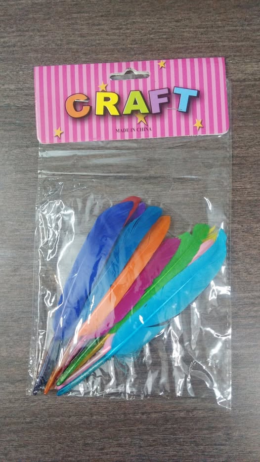 Feather Fancy Medium - Mix Colour - (FW-45)