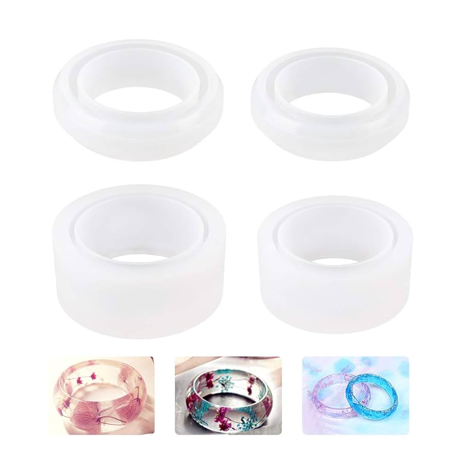 Silicone Mold Simple Ring 1-1/5" DJ-1366 - White