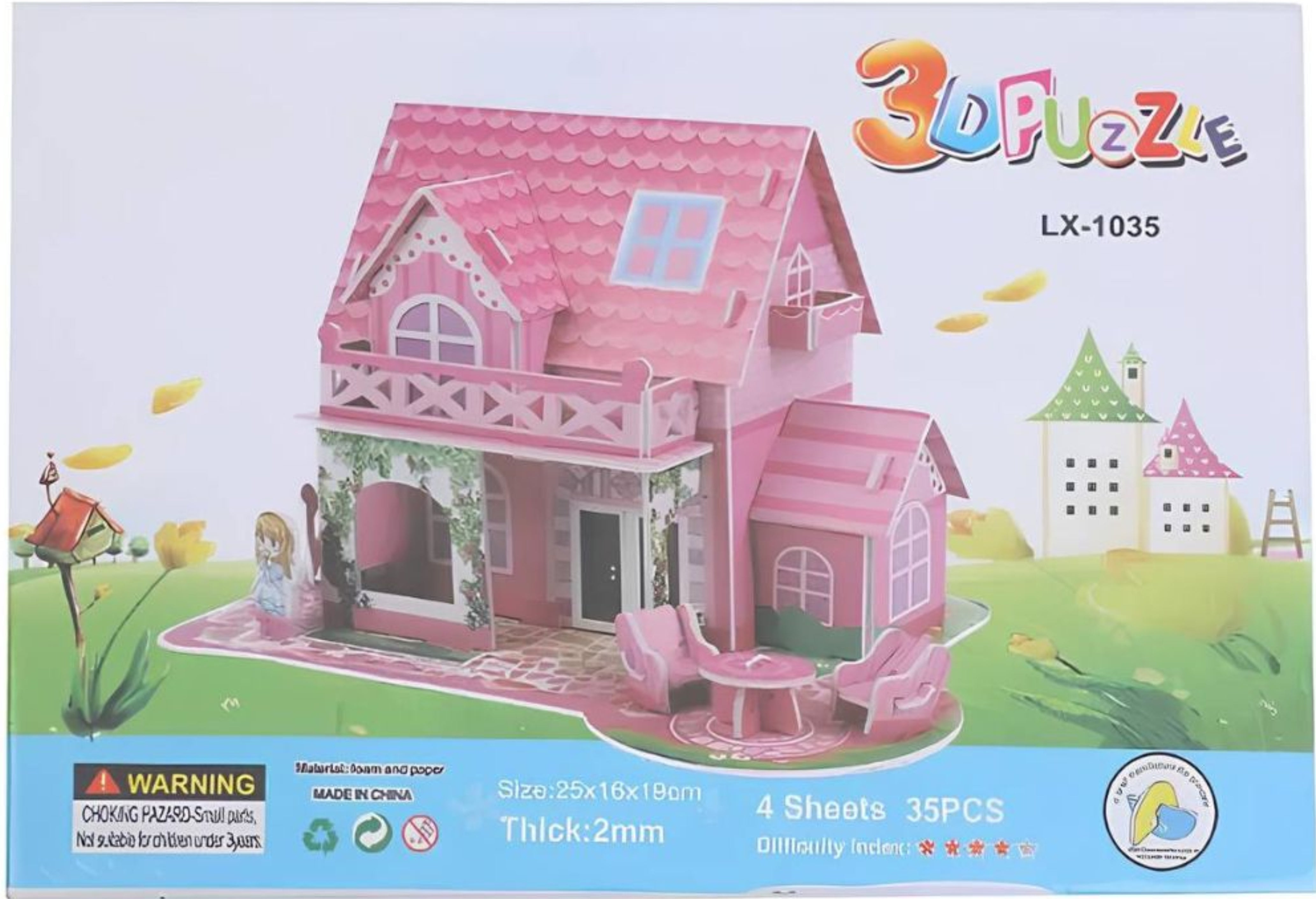 Foaming 3D Puzzle (Different Shapes)