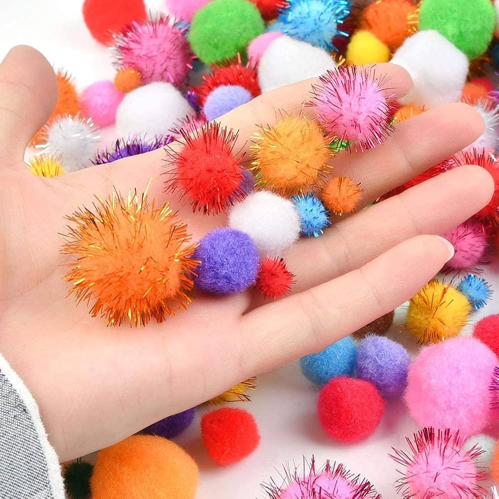 Pom Pom Glitter Large No-24224-7 - China