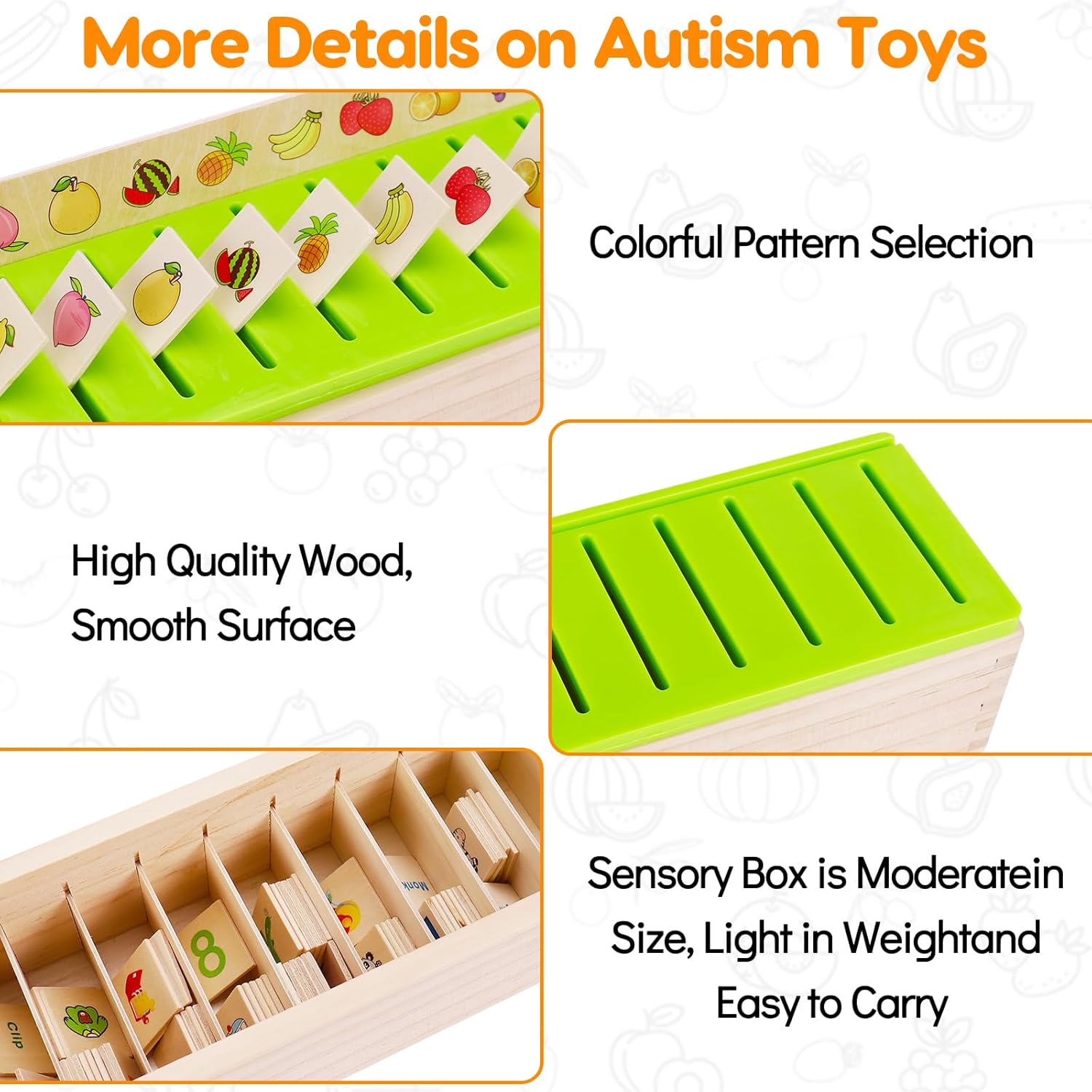 Children’s Educational Toy Early Learning Knowledge Classification Box