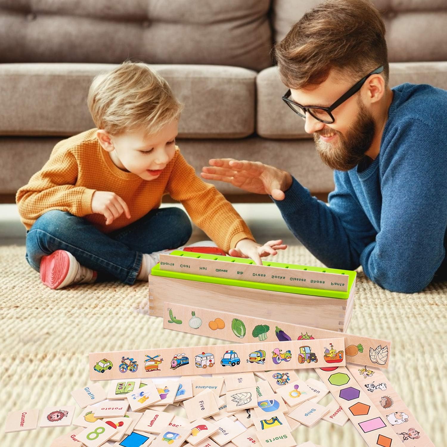 Children’s Educational Toy Early Learning Knowledge Classification Box