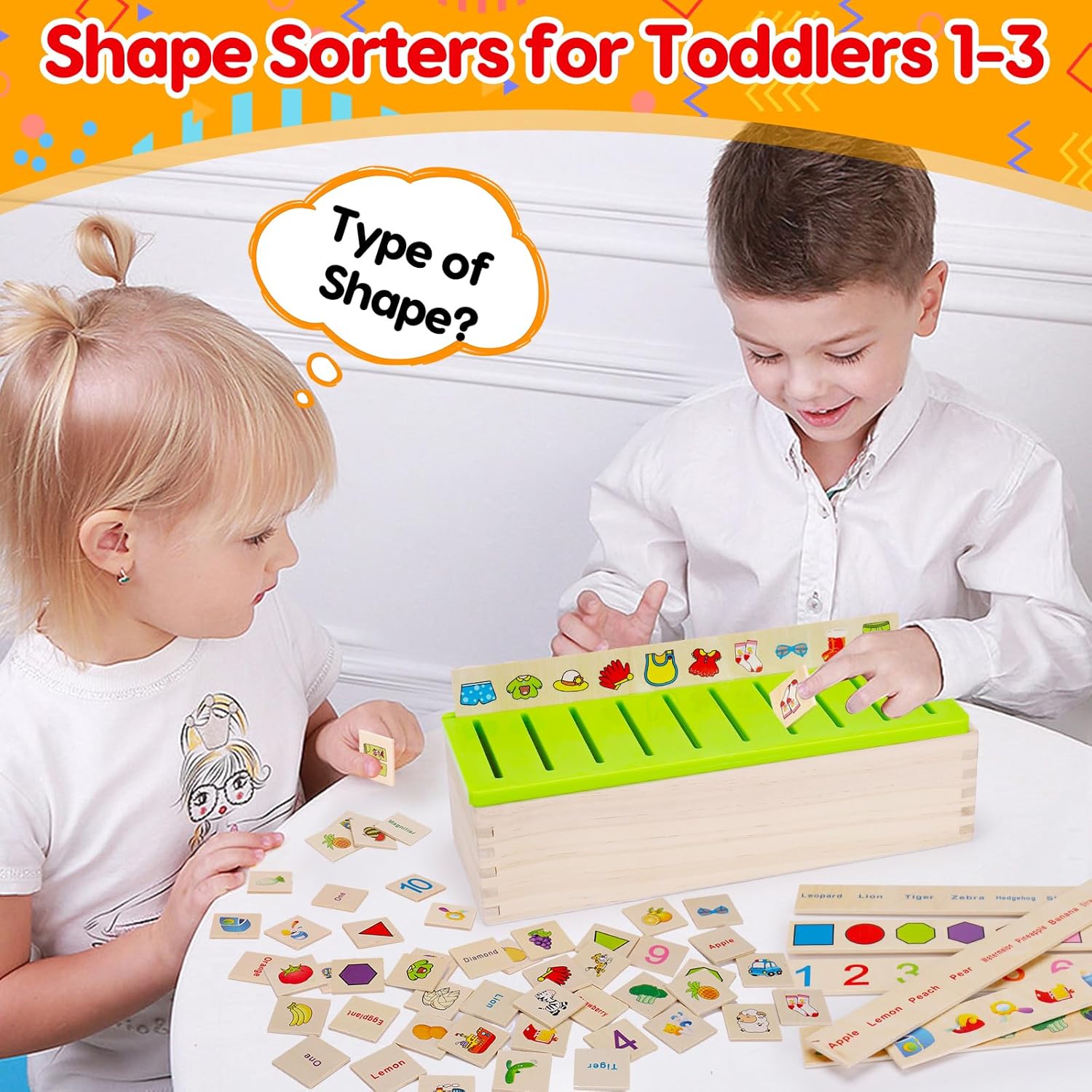 Children’s Educational Toy Early Learning Knowledge Classification Box