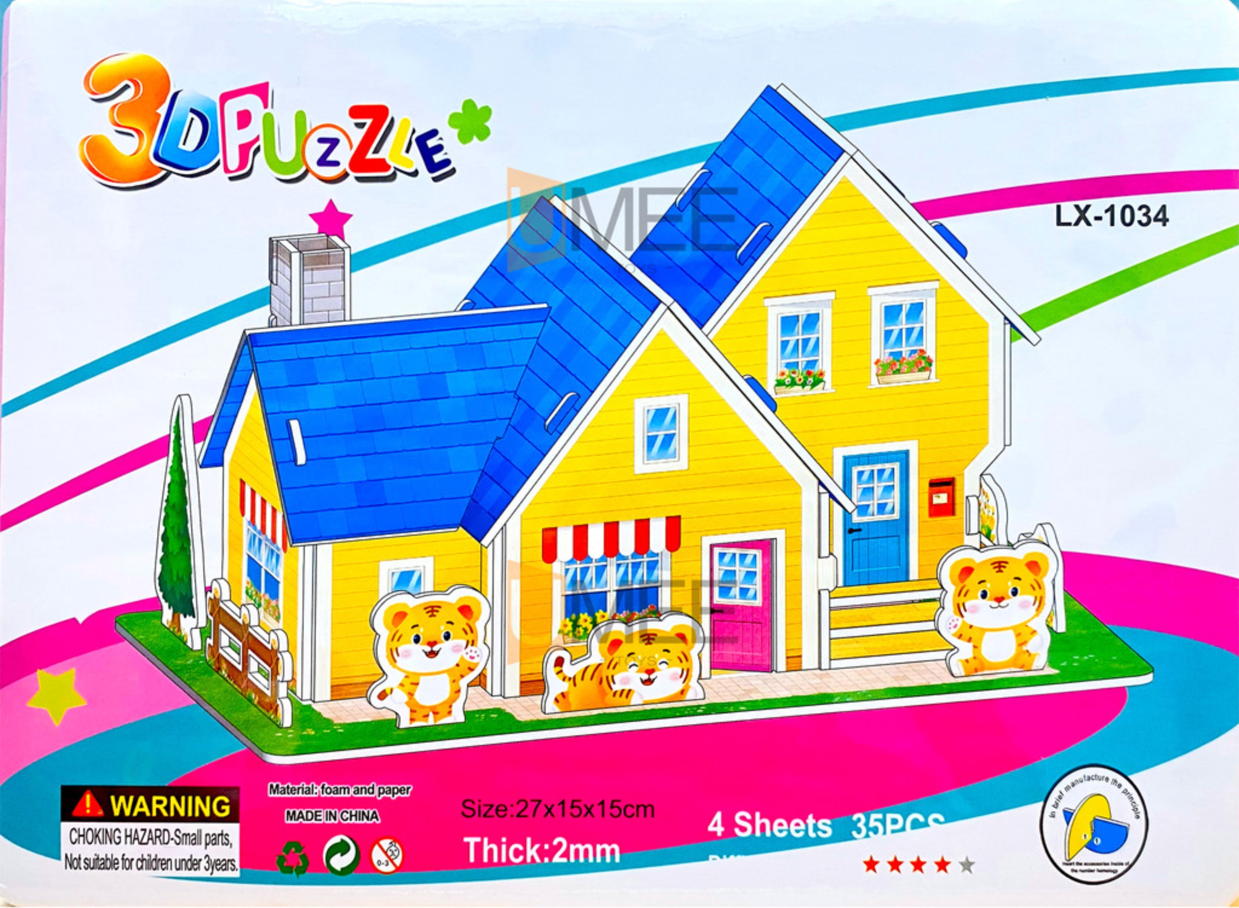 Foaming 3D Puzzle (Different Shapes)