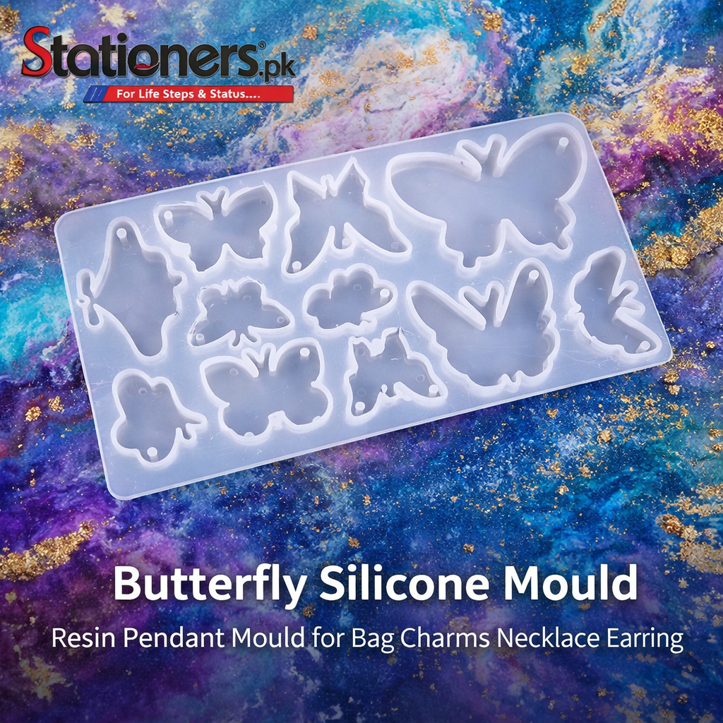 LOOM TREE Butterfly Silicone Mould – Resin Pendant Mold for Bag Charms, Necklace & Earring Making
