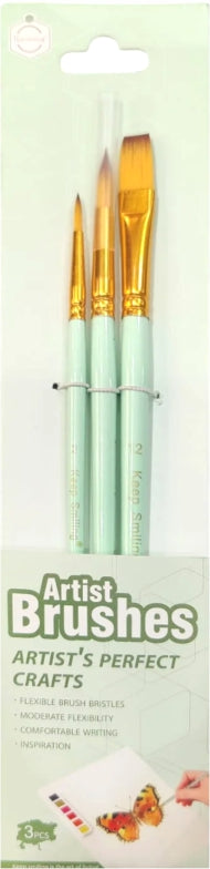 Artist Brush 3 pcs A6331- Keep Smiling