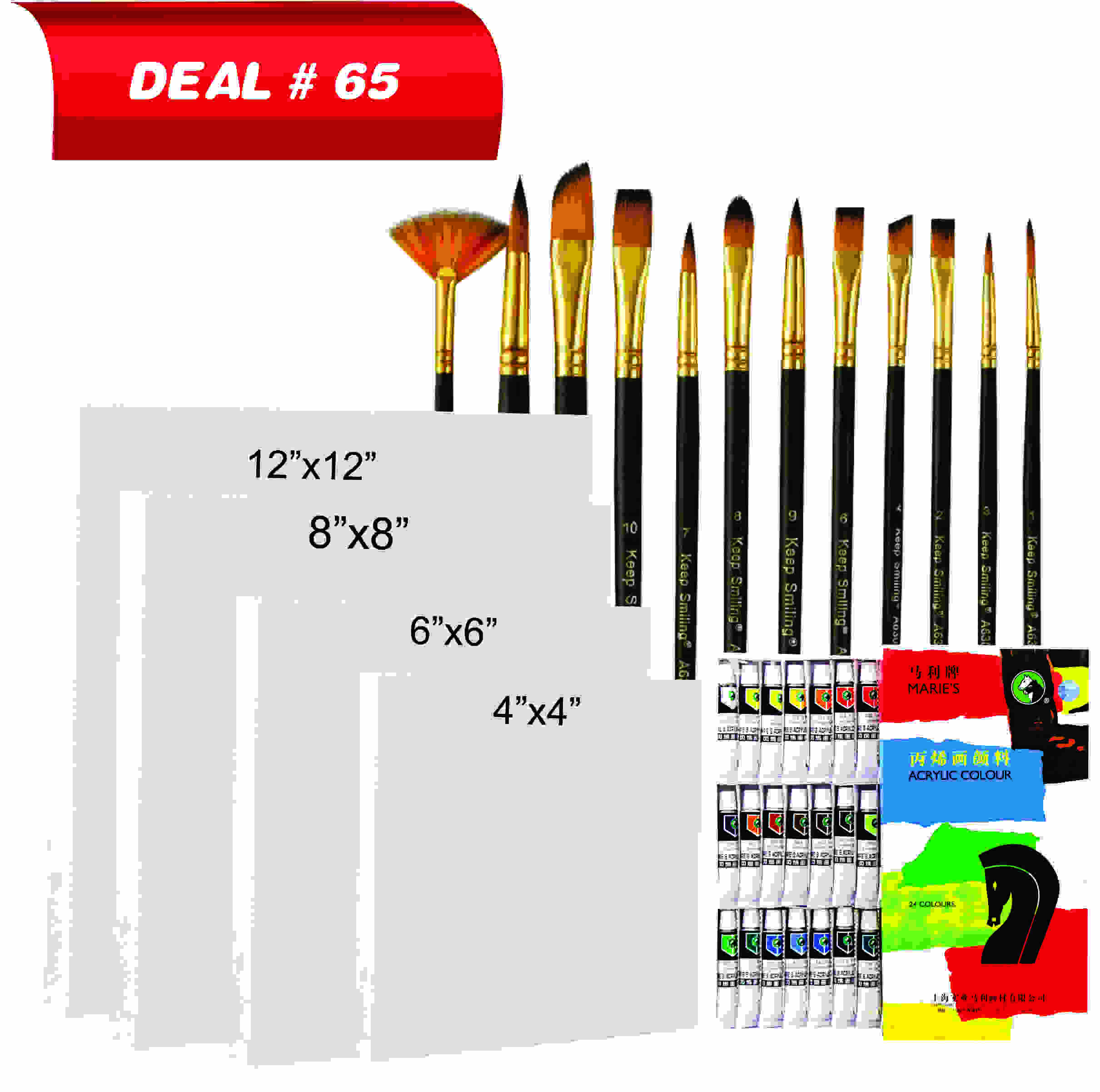 Acrylic Painting Kit For Professional Artist, Deal No.65