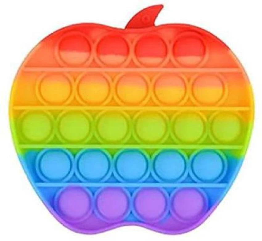Apple Shape Silicone Push Popping Bubble