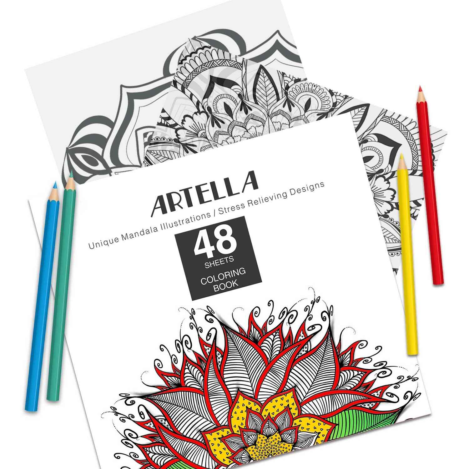 Artella Mandala Art Coloring Book