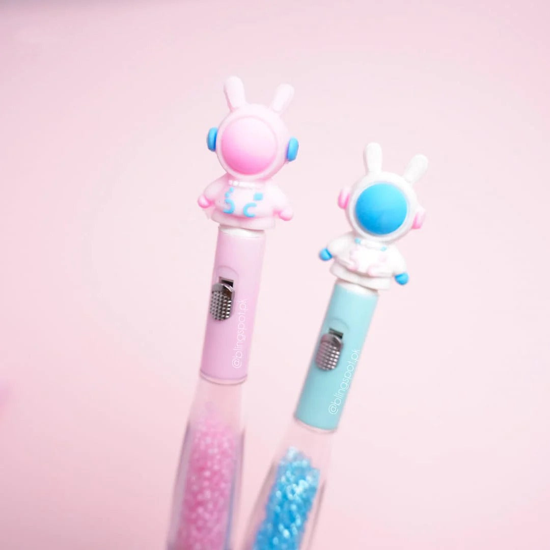 Astronaut Crystals Bunny Light Gel Pen