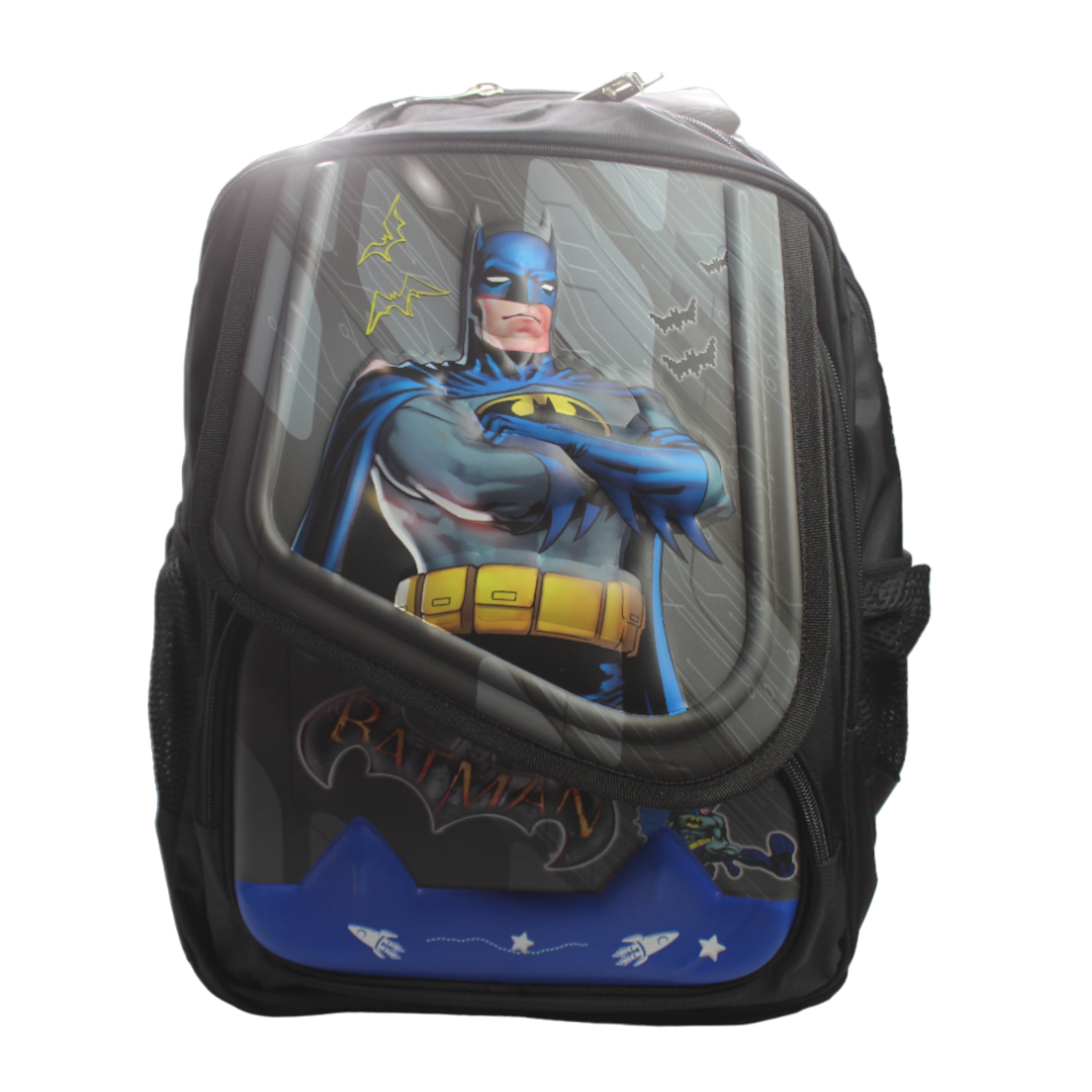 Batman Flap School Bag for Kids Class 4 to 8