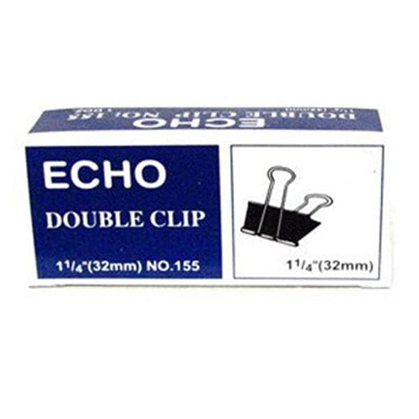 Diamond Binder Clips Black Pack of 12