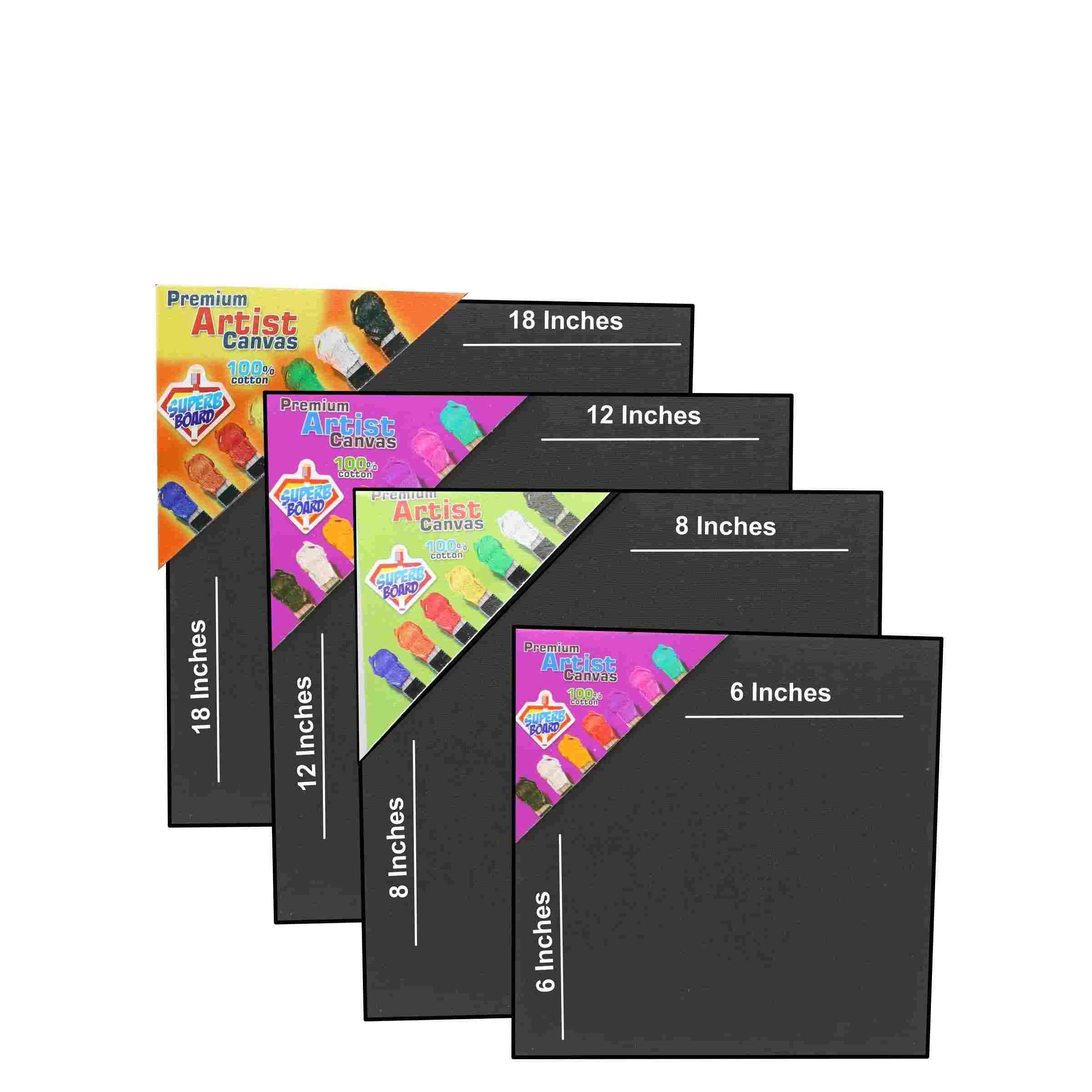 buy Now Black Canvas Board for Painting