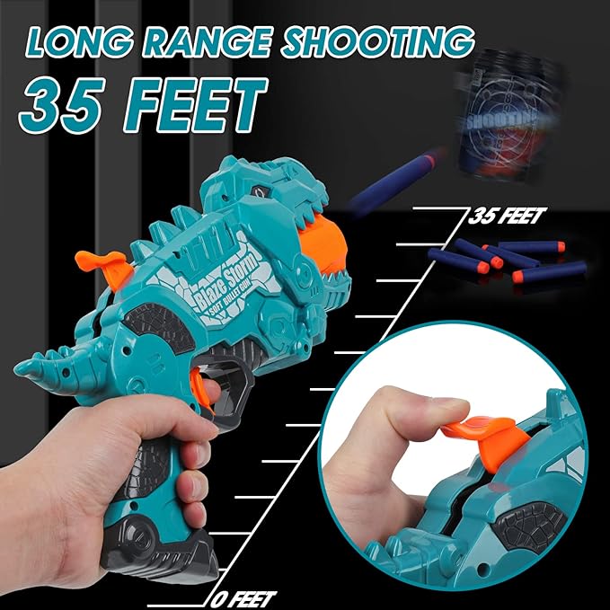 Blaze Storm Dino squad Soft Bullet Gun