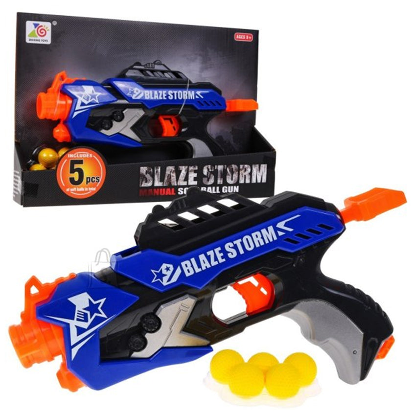 Blaze Storm Manual Soft Bullet Gun