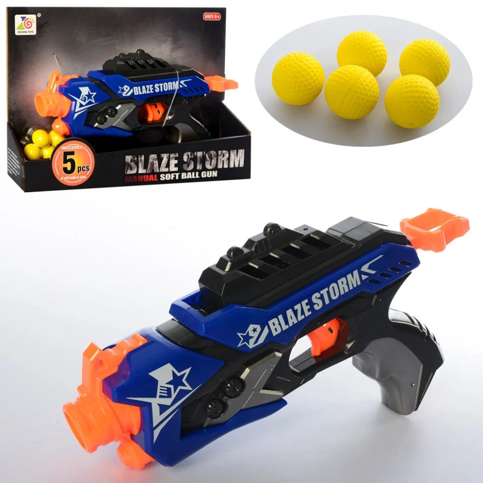 Blaze Storm Manual Soft Bullet Gun