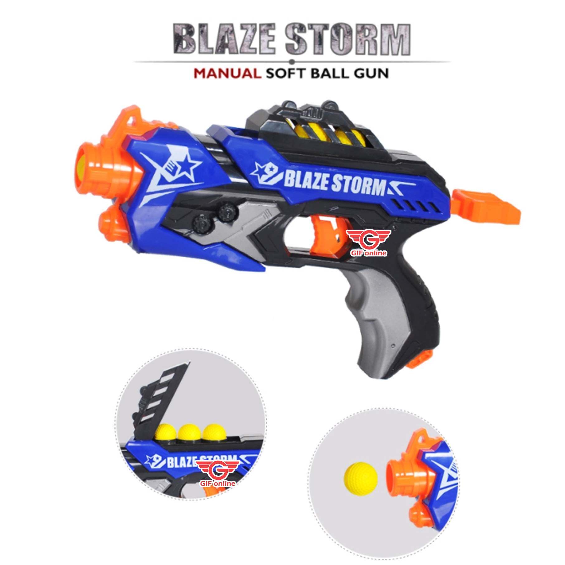 Blaze Storm Manual Soft Bullet Gun