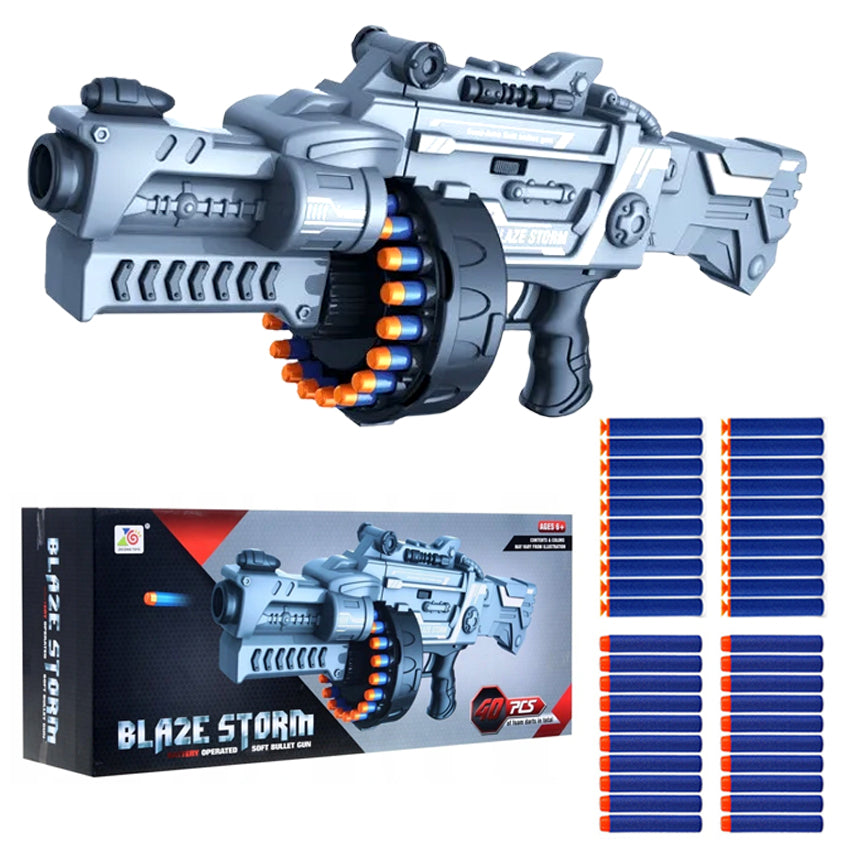 Blaze Storm Monster Machine Battery Operated Soft Bullet Gun ZC7075