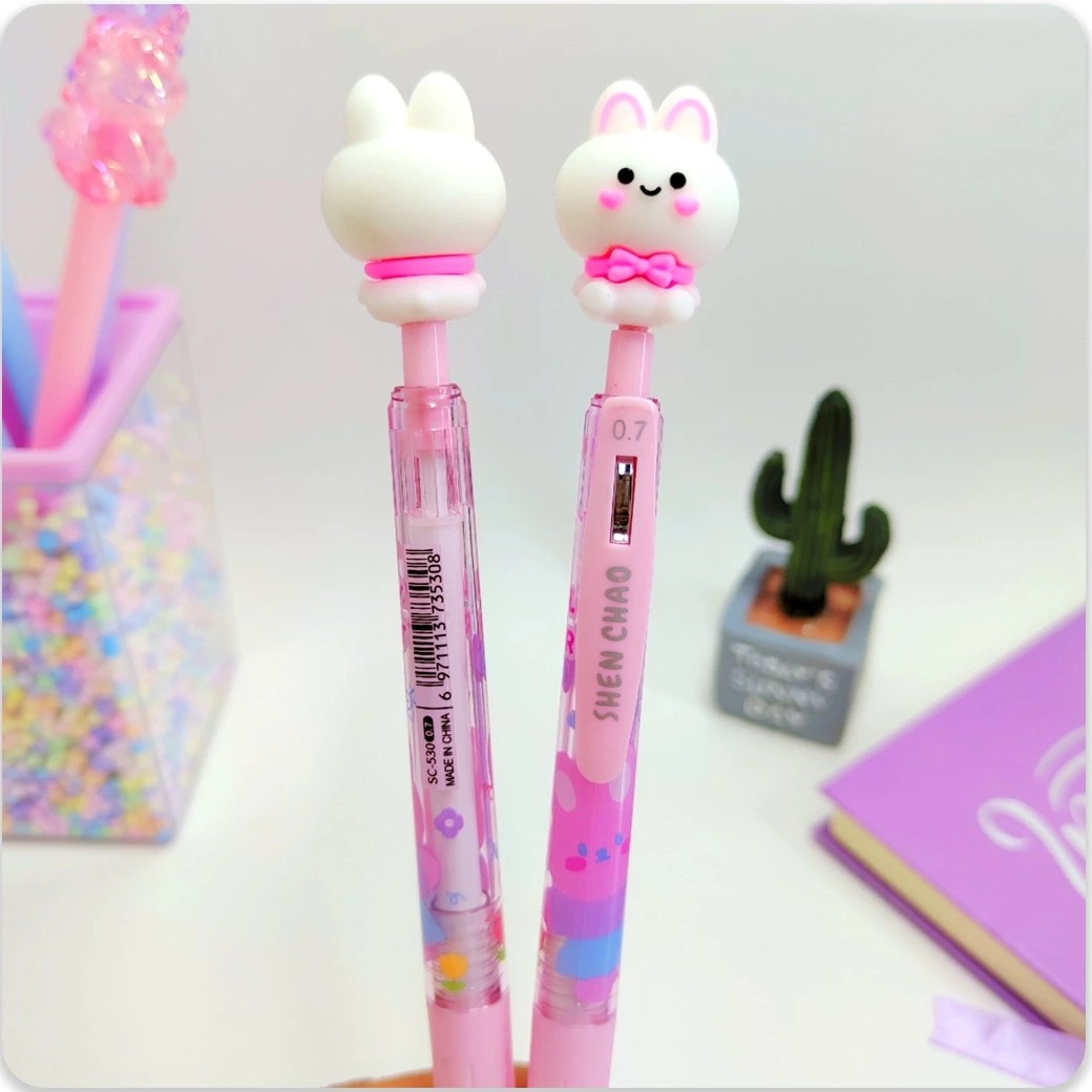 Bunny Rabbit Bow Tie Mechanical Lead Pencil 0.7mm HB