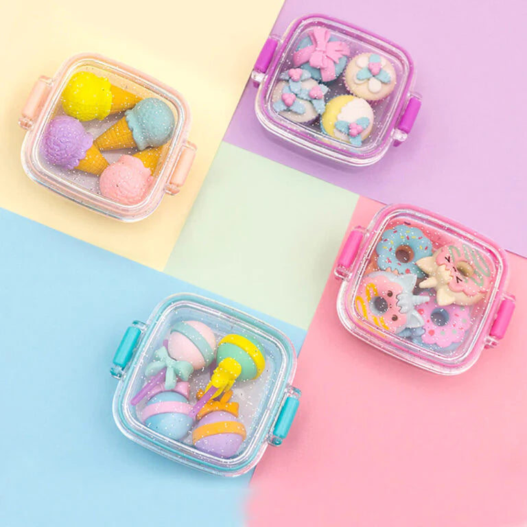 CandyLand Delicious Desserts Eraser Set of 4