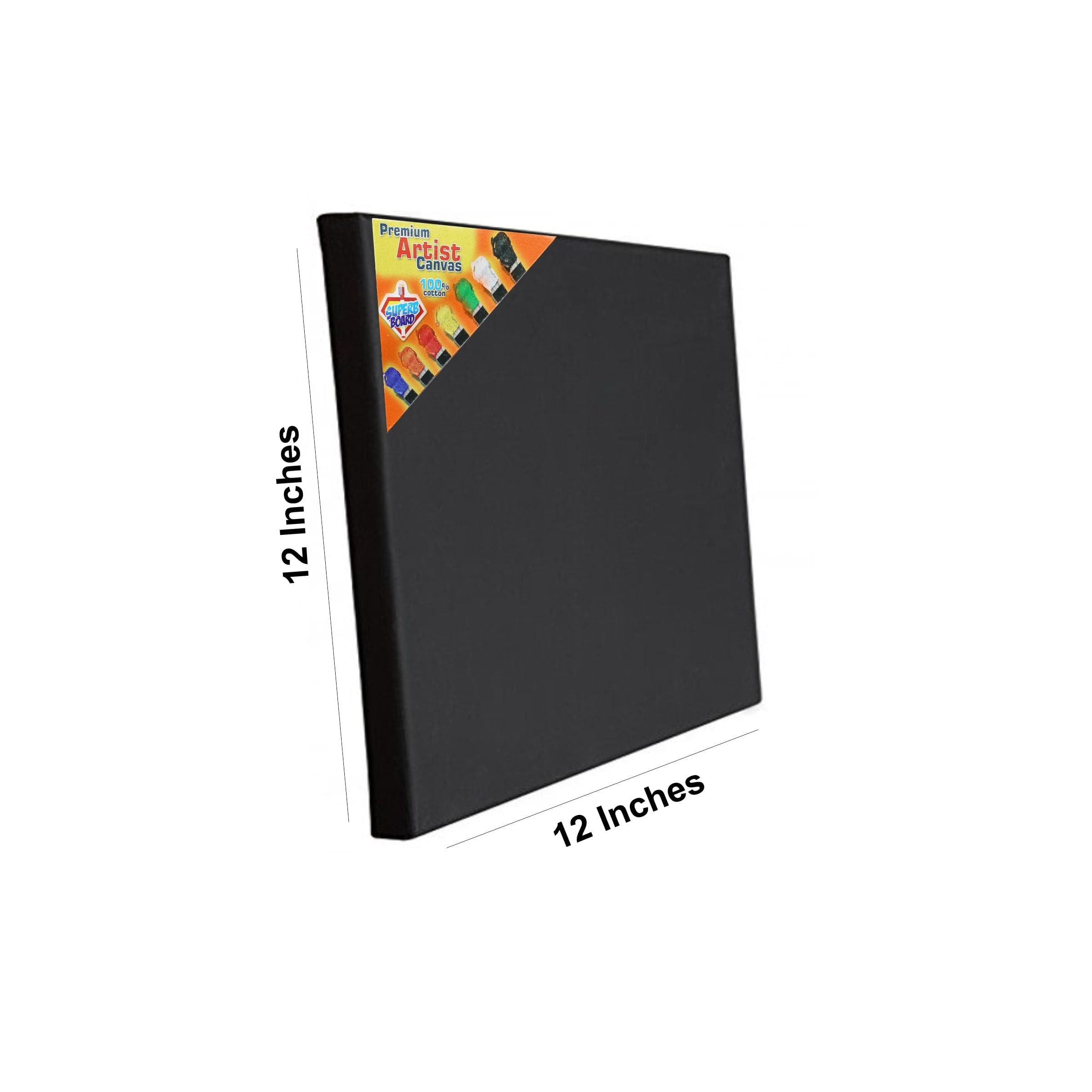 Black Canvas Board for Painting