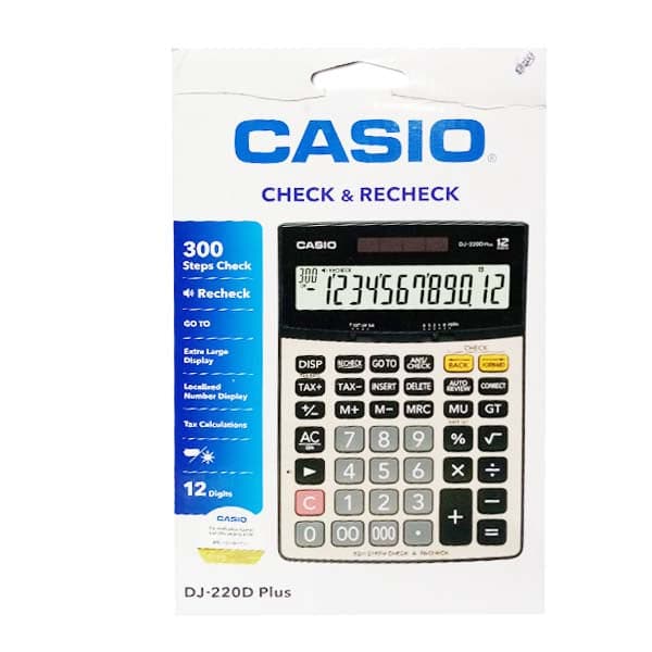 Casio Original Desktop Calculator Dj-220D Plus