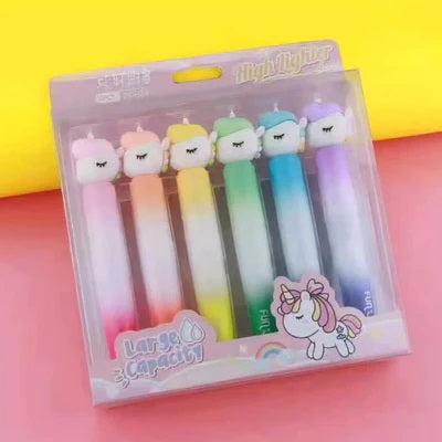 Colorful Liquid Highlighter pack of 6