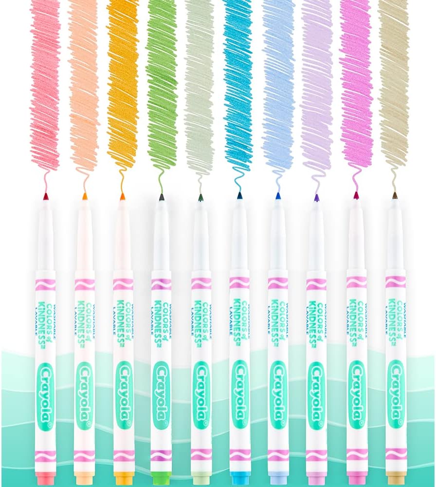 Crayola Colors of Kindness Washable Markers Pack of 10 587807