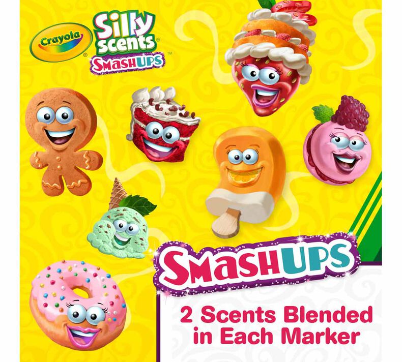 Crayola Silly Scents SmashUPS Washable Markers Pack of 12 588279