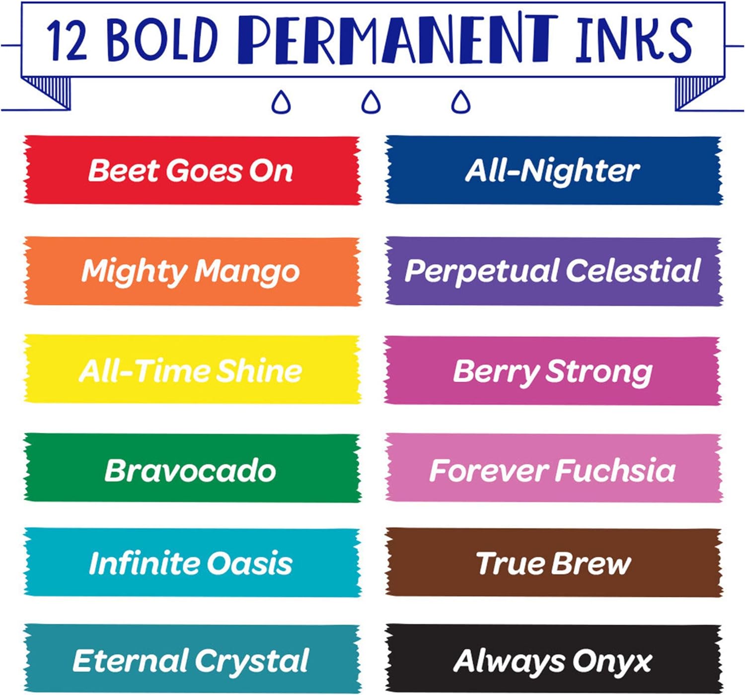 Crayola Take Note Fine Tip Permanent Markers Pack of 12 586539